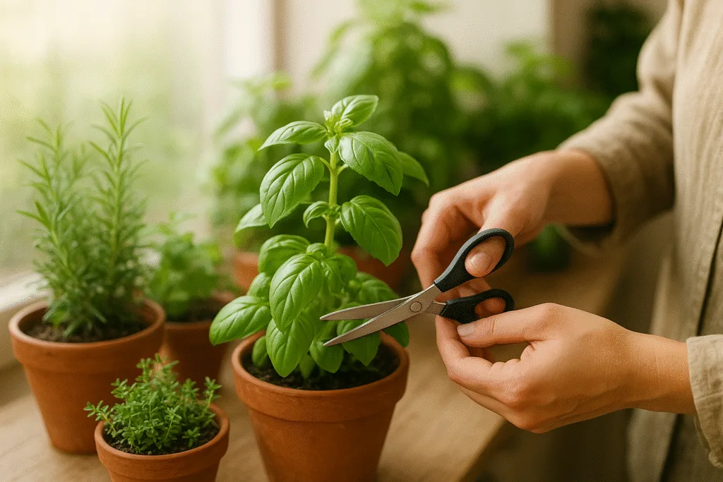 Cómo cosechar hierbas sin dañar las plantas