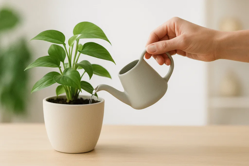 Cómo regar correctamente plantas en vaso sin exagerar