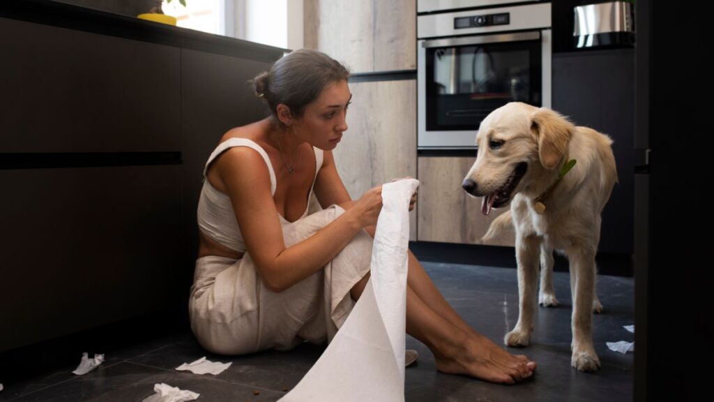 Como corrigir quando o cachorro destrói tudo